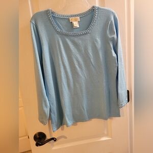 Talbots Large Light Blue Long Sleeve Shirt